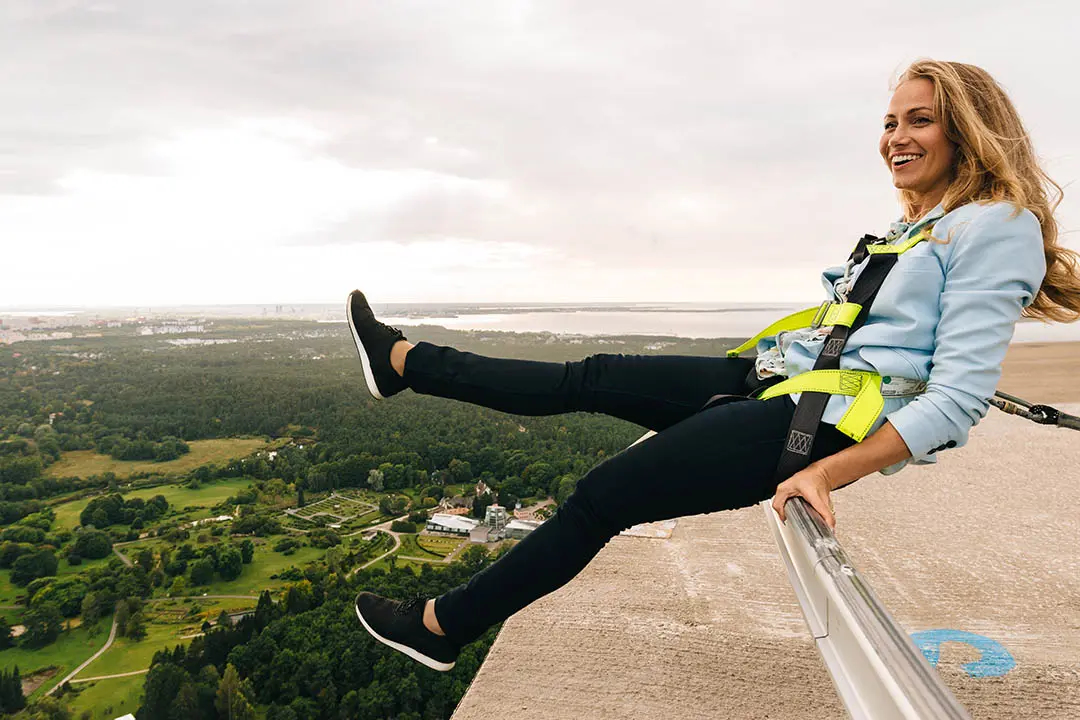 What to see in Tallinn - TV tower edge walk